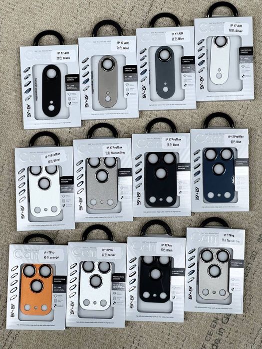 Защитные линзы на айфон 17 про макс защитное стекло на камеру