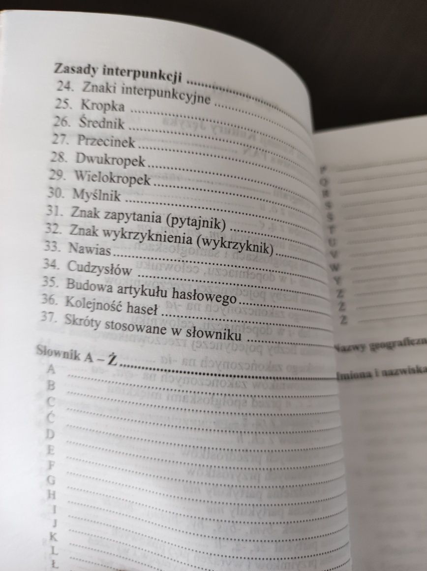 Kieszonkowy słownik ortograficzny języka polskiego