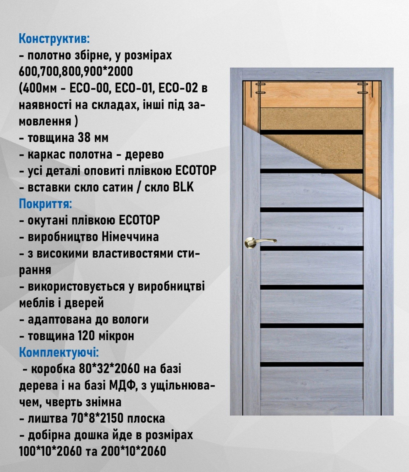 Оптові ціни! МІЖКІМНАТНІ Двері МДФ в наявності. Доставка