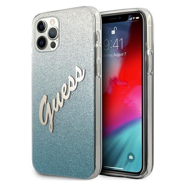 Guess Etui Hardcase Glitter Gradient do iPhone 12 Pro Max