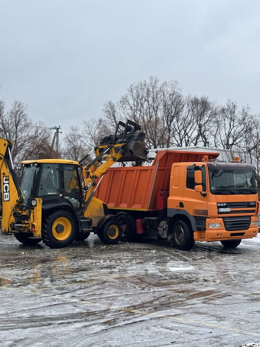 Екскаватор, экскаватор, вывоз мусора, вивіз будівельного сміття
