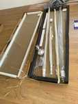 Kabina prysznicowa, drzwi przesuwne RADAWAY FURO DWJ Gold Lewe 120cm
