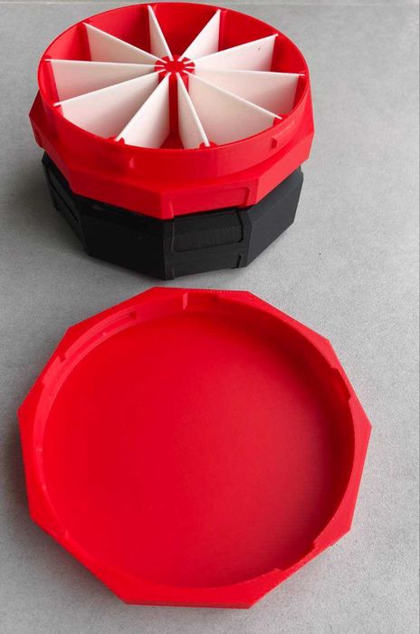 Pojemnik na tarcze 125 mm / organizer na drobiazgi (10 przegródek)