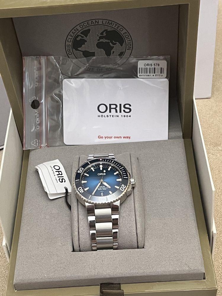 Oris Aqvis Clean Ocean Limited Edition