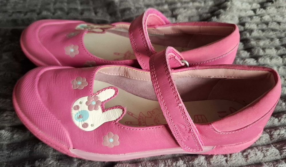 CLARKS piękne NOWE balerinki z króliczkiem r.12/30