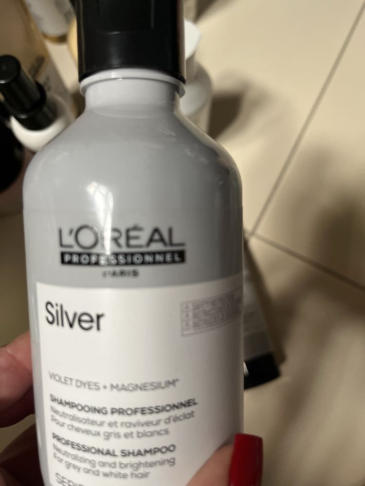 Shampo e condicionador loreal silver