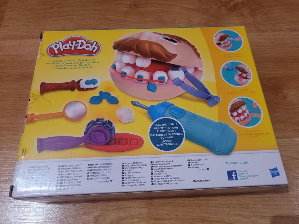 Play-Doh - Ciastolina dentysta - zestaw komplety i jak NOWY.