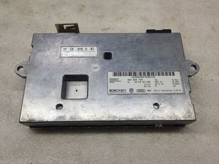 AUDI A6 C6 Moduł Sterownik Interface MMI 4E0.035.729