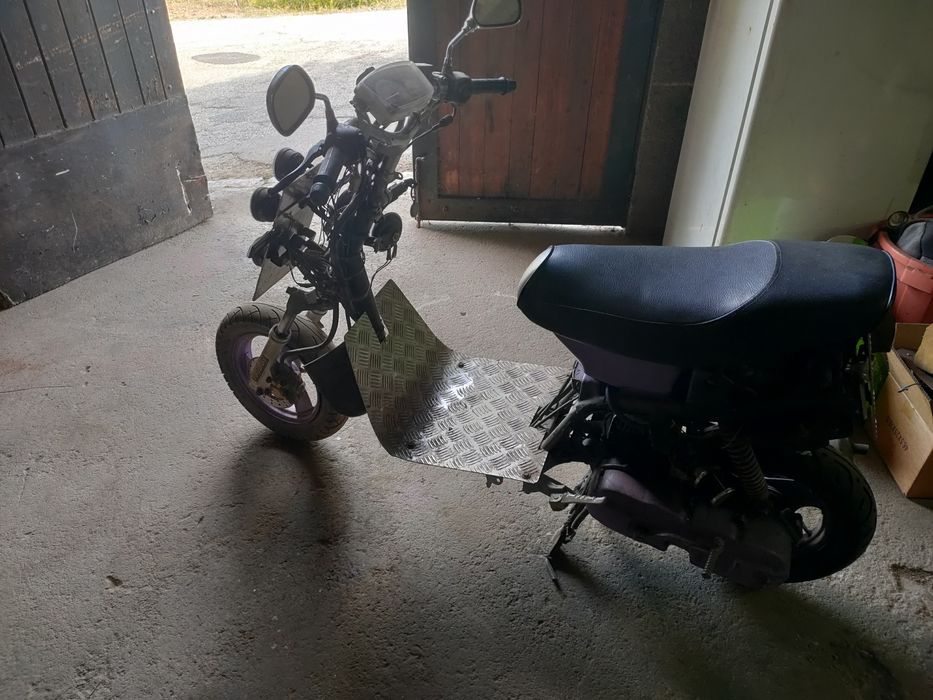 Scooter em funcionamento