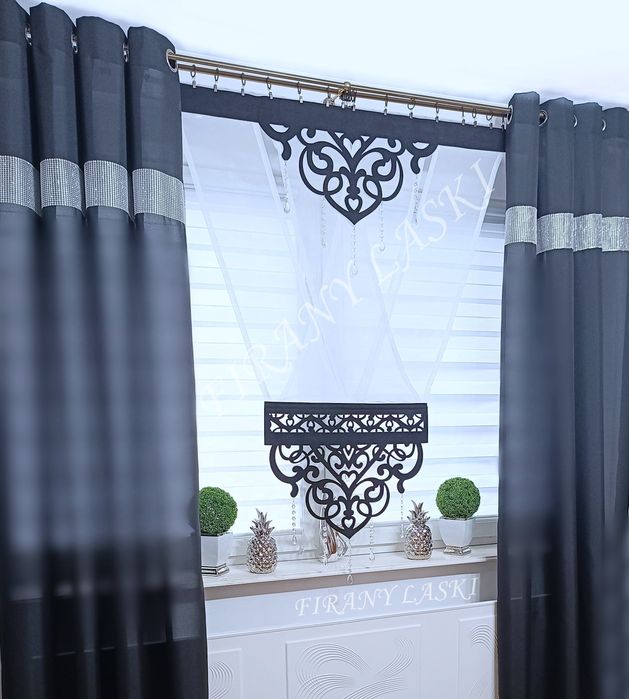 Panele Firany Firanki Gotowe do pokoju salonu kuchni