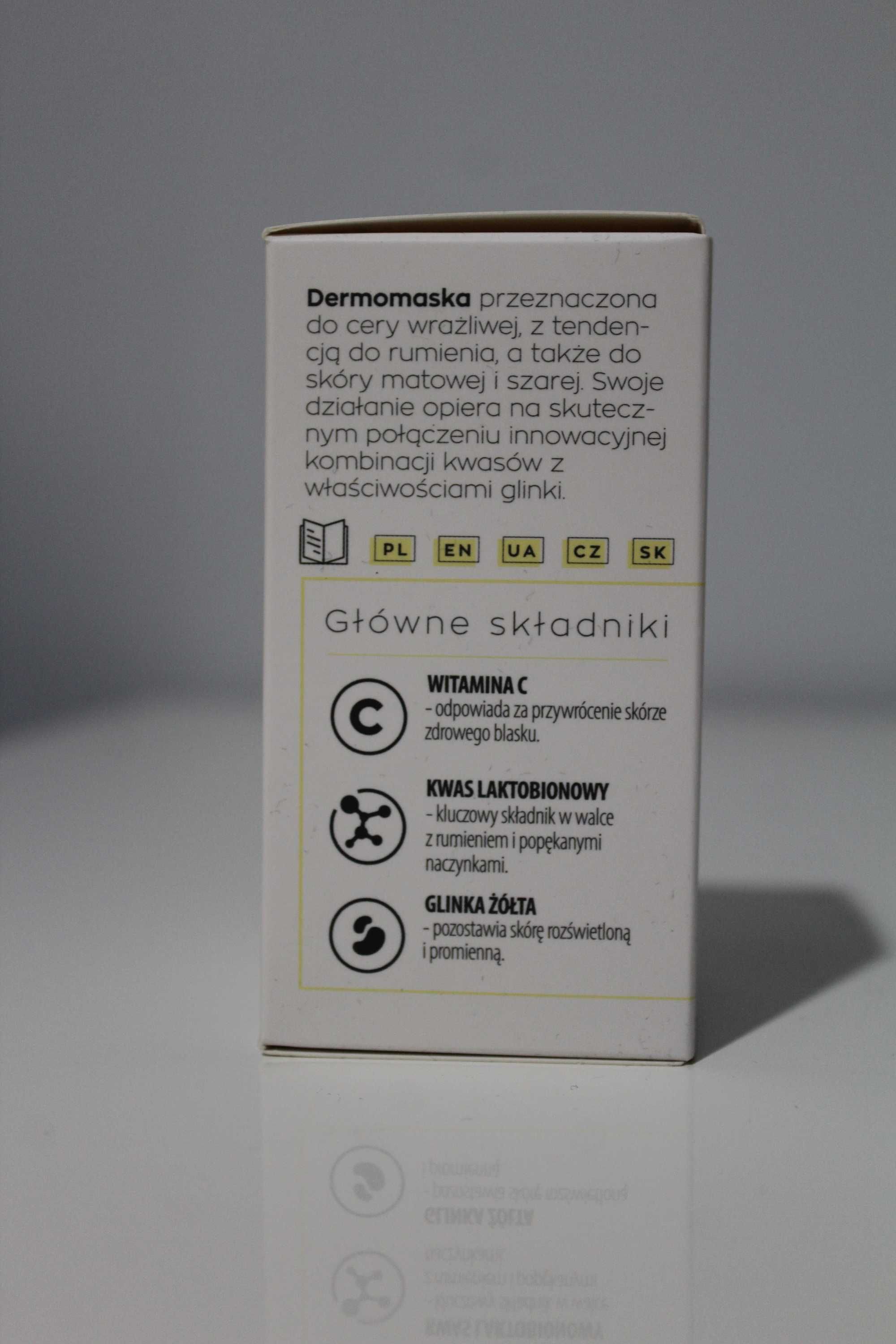 SOLVERX Dermomaska Vit C z kompleksem kwasów 50ml