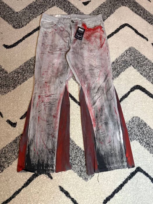 РАСПРОДАЖА!!! flred клеш джинсы от бренда NDSX