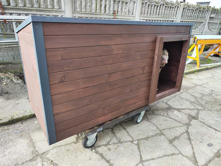 Solidna buda XXL dla dużego psa!!! Labrador Alaskan z przedsionkiem