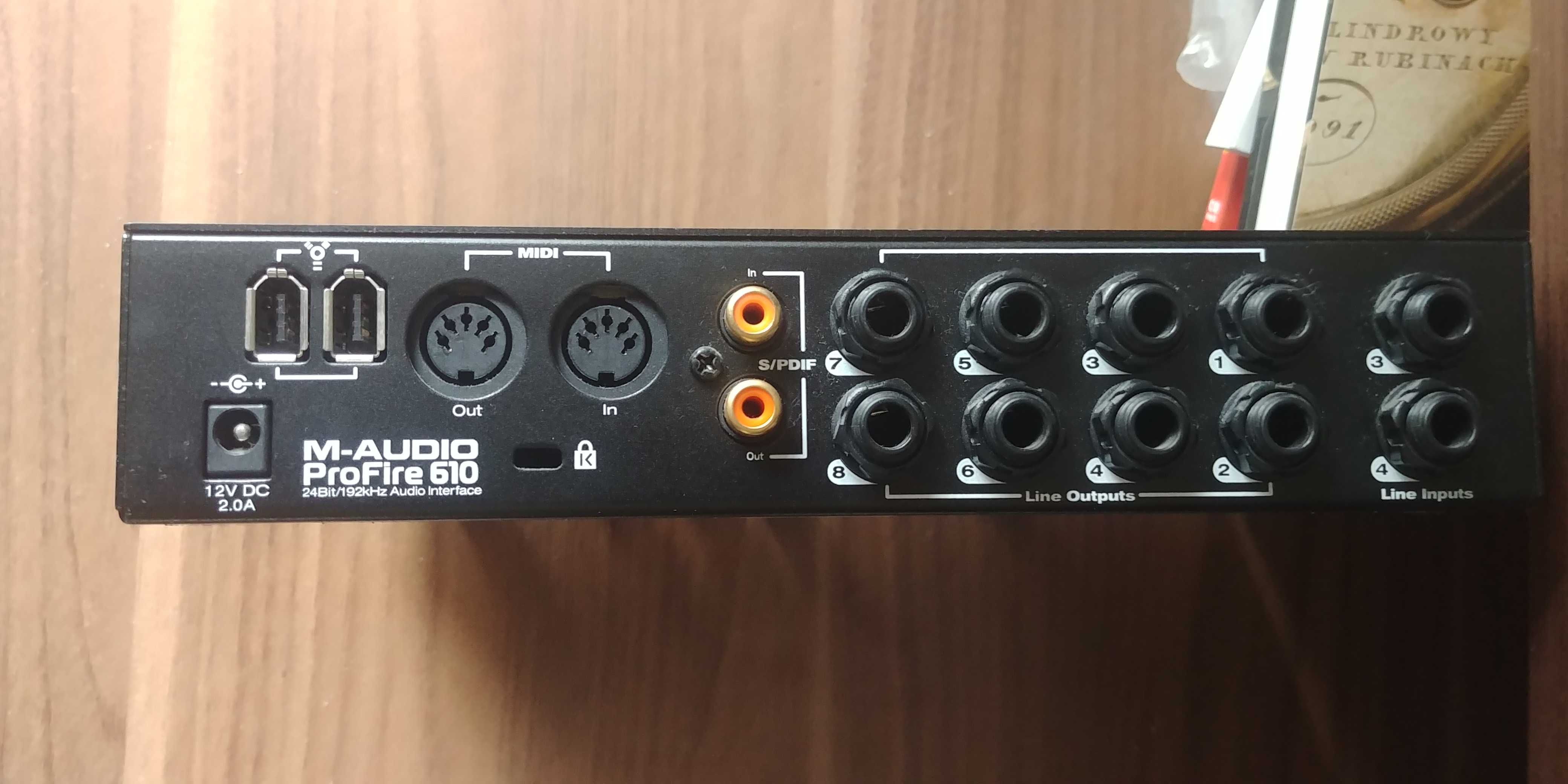 M-Audio Profire 610 interfejs FireWire - karta dźwiękowa