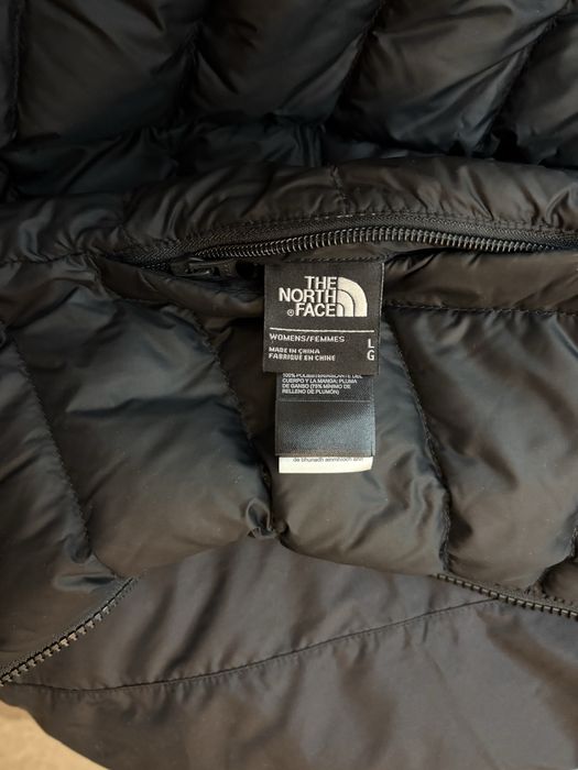 Пуховик мікропуховик підклад жіночий L  the north face