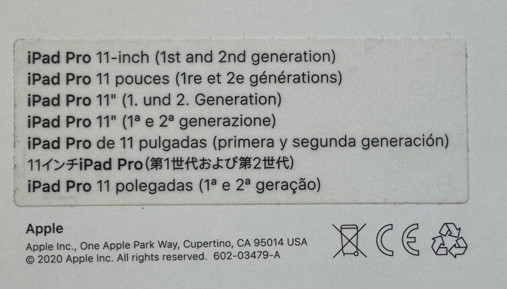 Оригинальная клавиатура-чехол Apple Magic Keyboard для iPad 11”