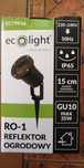Reflektor ogrodowy RO-1 Ecolight za szpikulcem