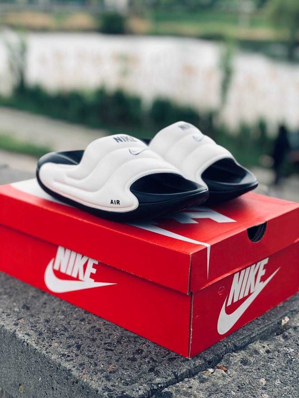 New! Тапочки Nike мужские black\white. Летнее предложение! Распродажа!