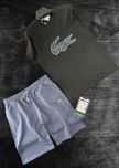 Костюм Шорты + Футболка Lacoste (с-ххл) Летний комплект мужской лакост