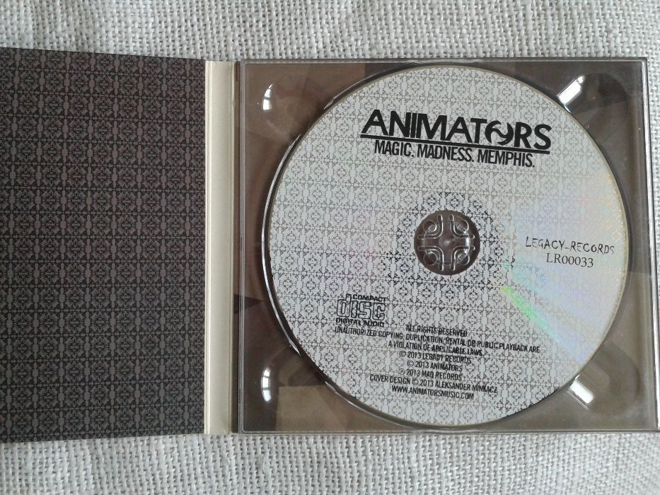 Animators ‎– Magic.Madness.Memphis CD