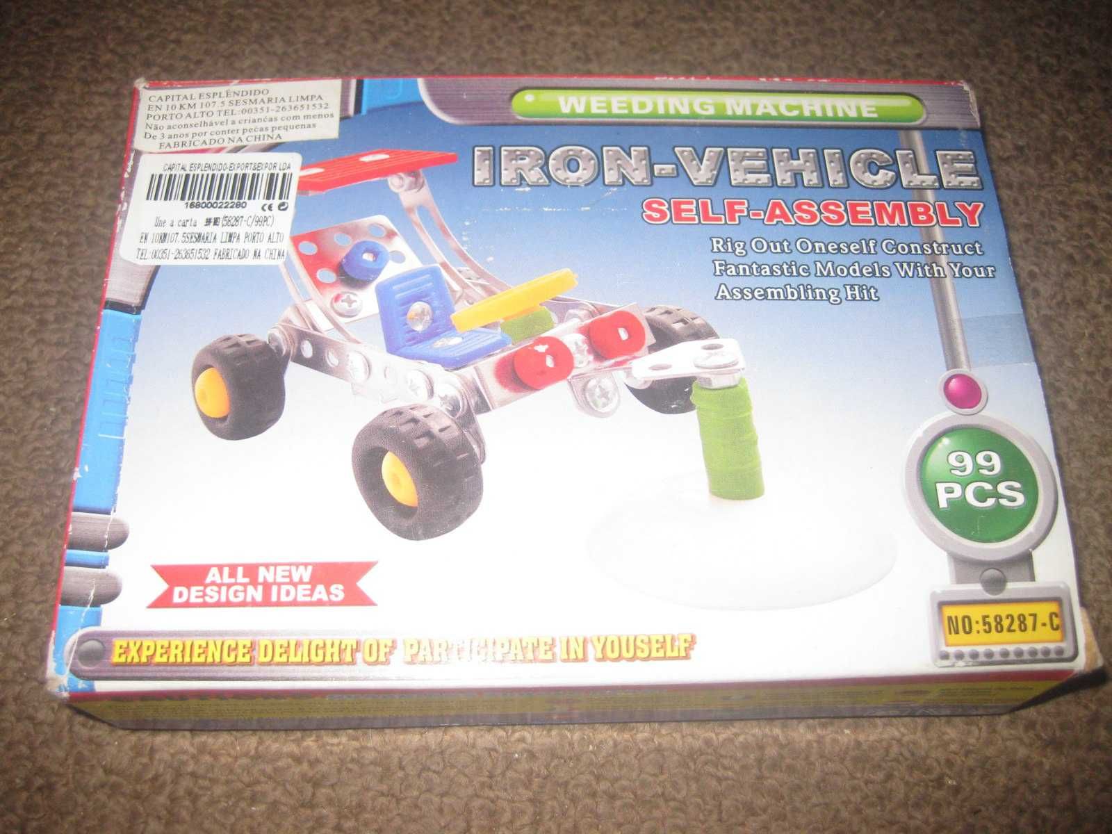 2 "Iron Vehicle" para Montar/Novos e Embalados!