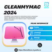 CleanMyMac X 2024 * Lic. Dożywotnia *  MacOS - Intel | M1,M2,M3 |