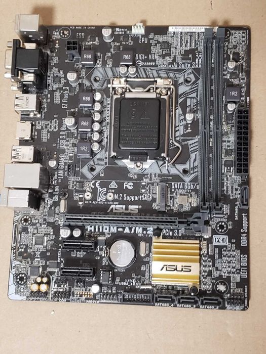 Материнская плата ASUS H110M-A. s1151. б.у. отличное состояние