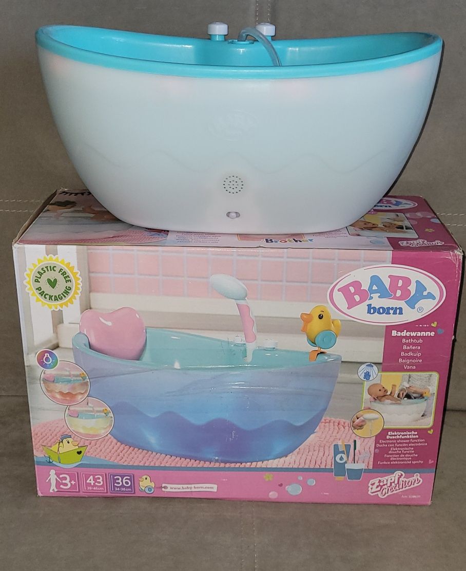 Zapf Creation Baby Born – Interaktywna Wanna do Kąpieli dla Lalek