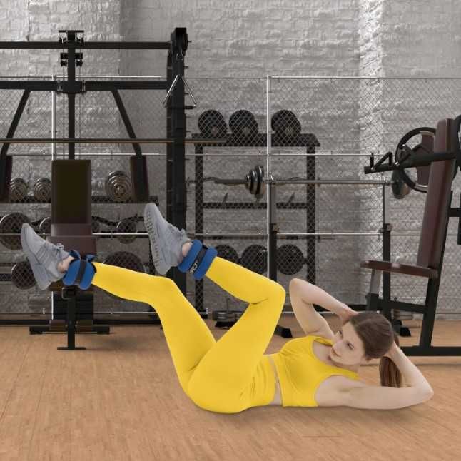 Obciążniki do ćwiczeń - ręce i nogi 4fizjo 2szt x 3kg kostki i nadgars