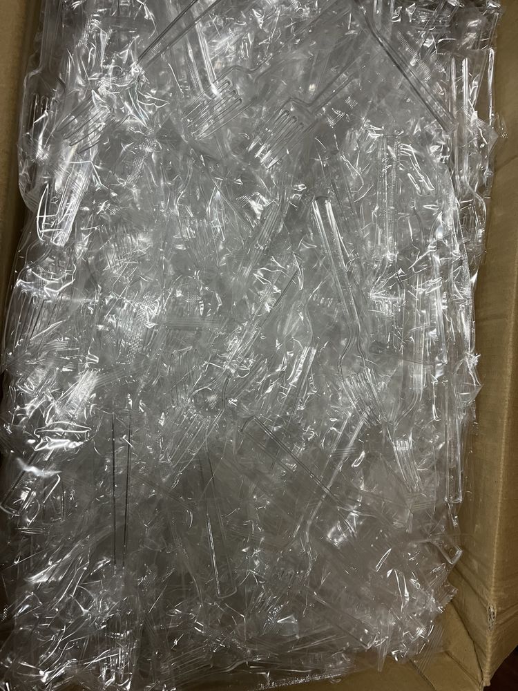 Garfos de plástico conjunto de 100 unidades