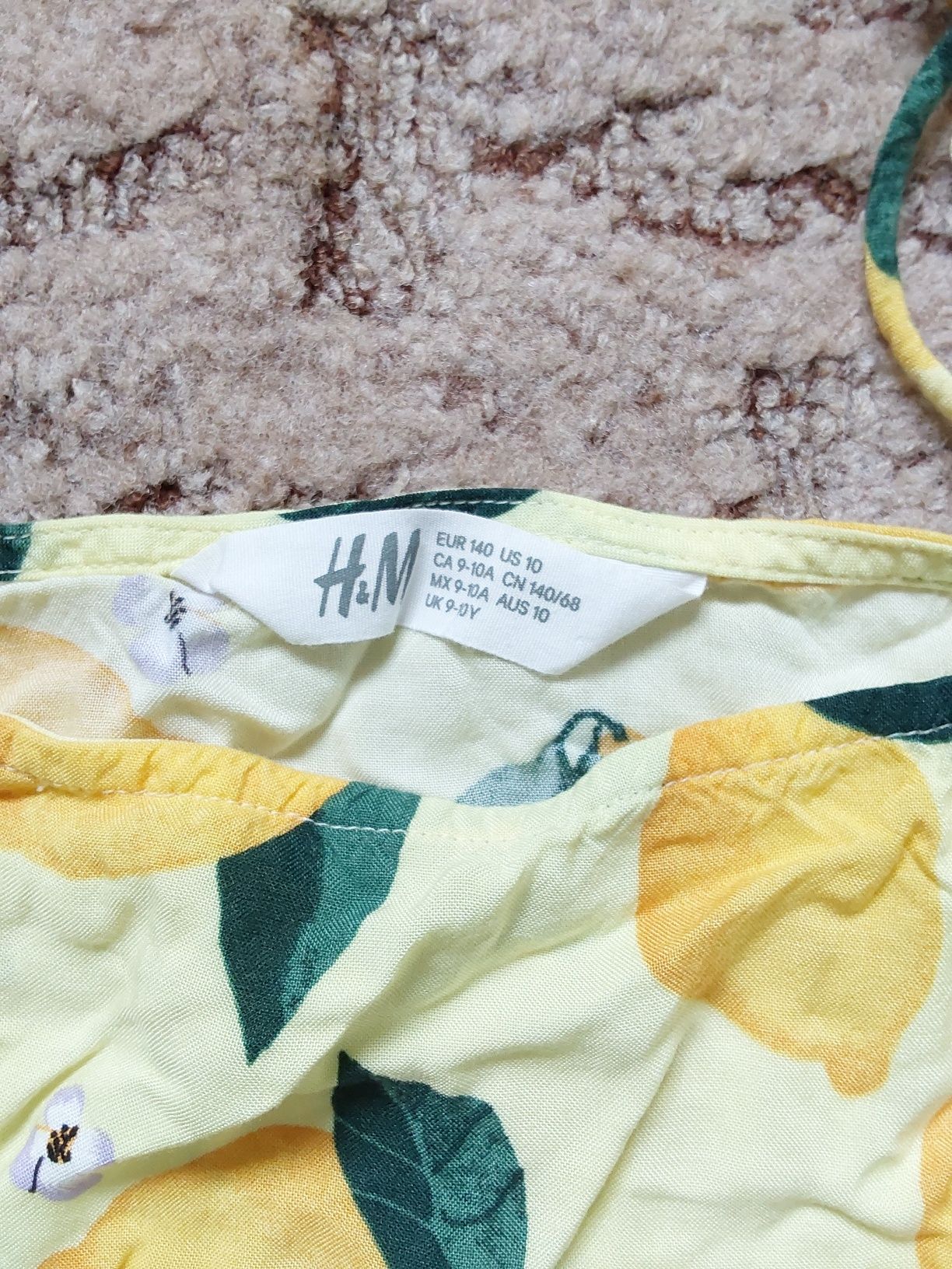 Bluzka dewczunka  H&M 140  Nowe