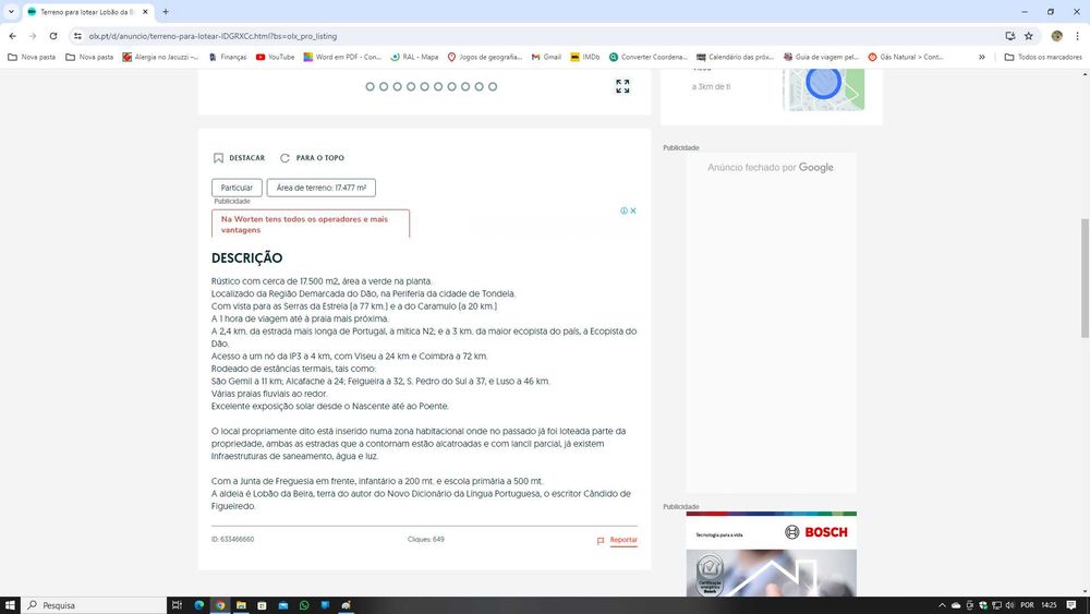 Terreno rústico para lotear