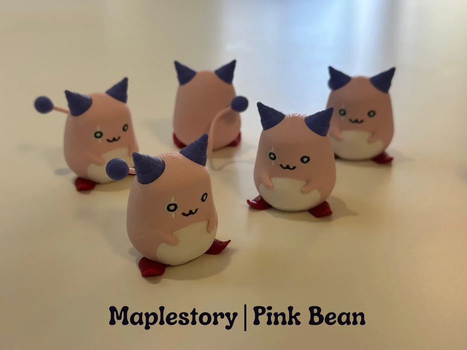 Boneco "Pink Bean" de Maplestory Pronto a Montar