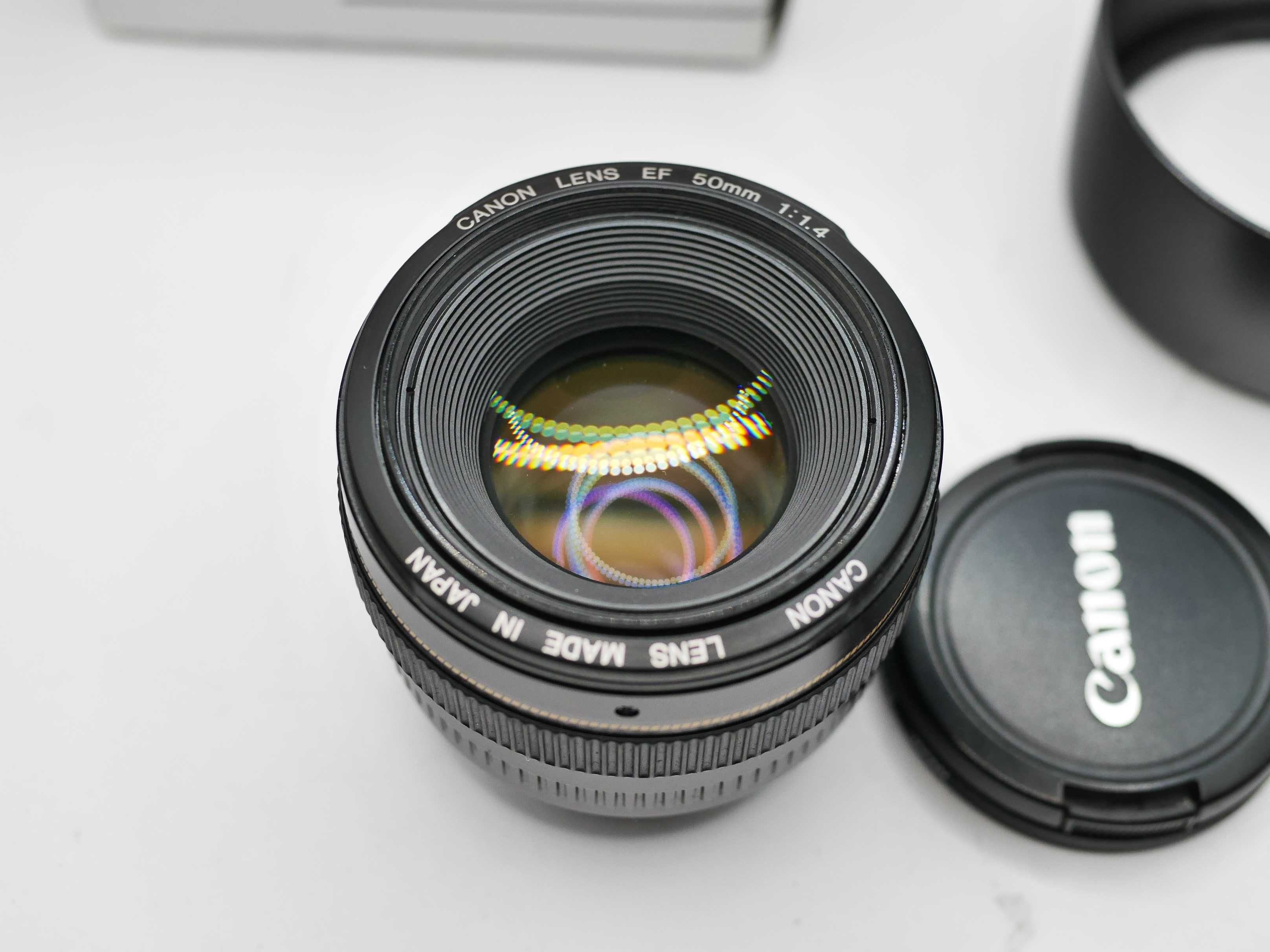 Canon EF 50 mm f 1,4 Ultrasonic EF-S Hoya HMC UV gratis
