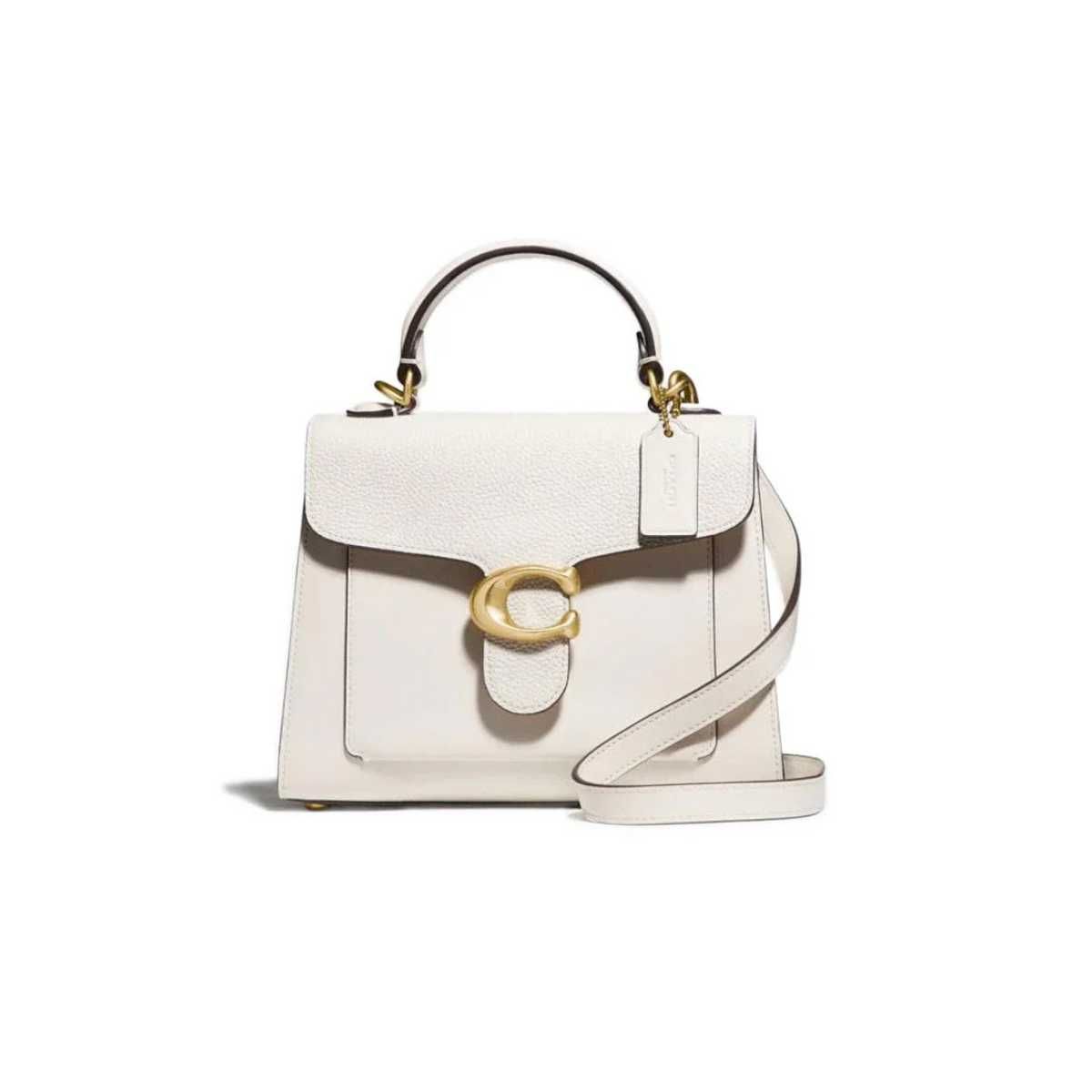 Сумка Coach Tabby Top Handle 20 Chalk