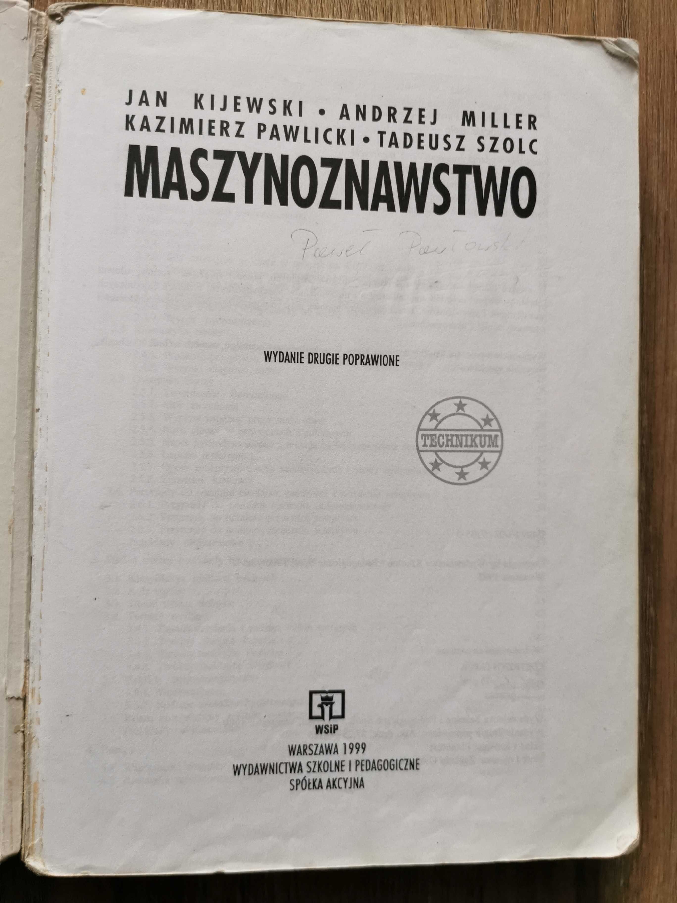 Maszynoznawstwo - Jan Kijewski