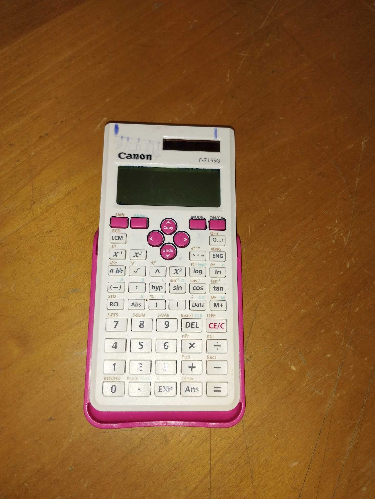 Calculadora Científica Canon Rosa