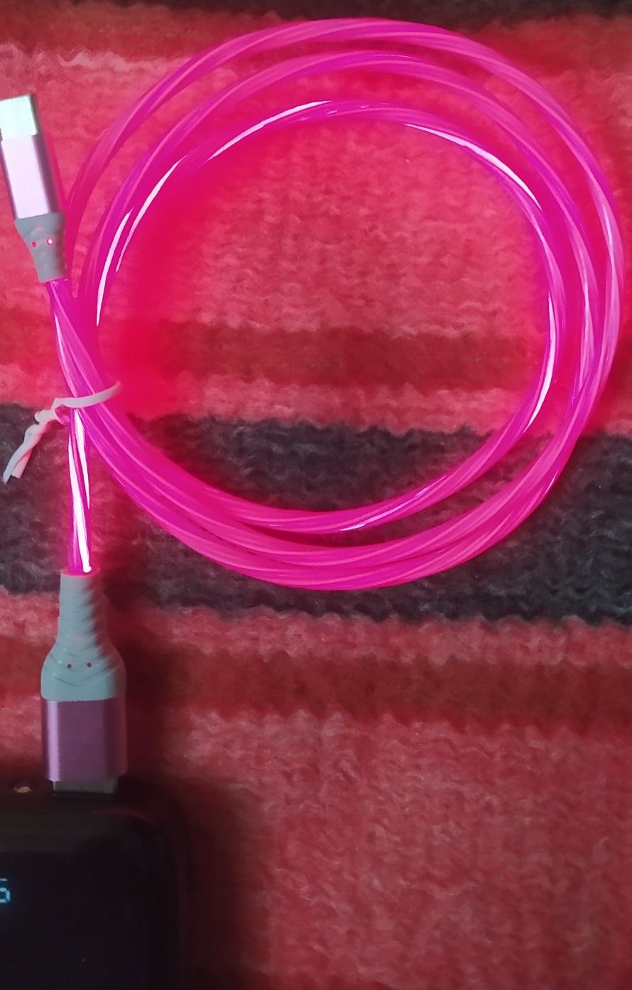 Vendo Cabo USB C RGB Rosa