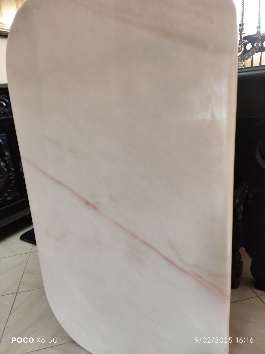 Pedra mármore Branca  100x60x2 cm