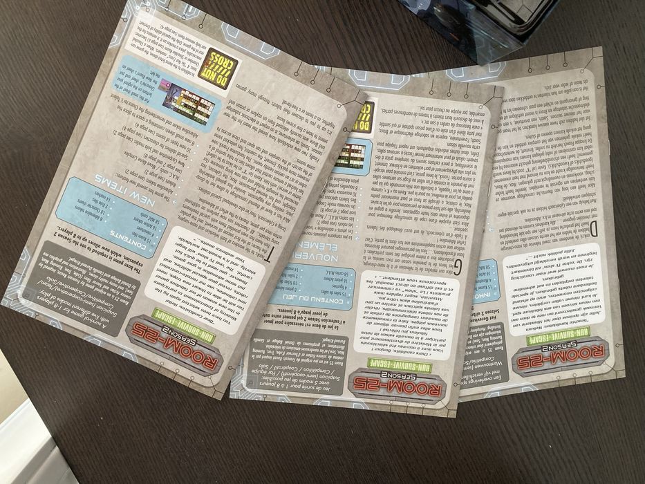 Pokoj 25 (+2 dodatki) gra planszowa