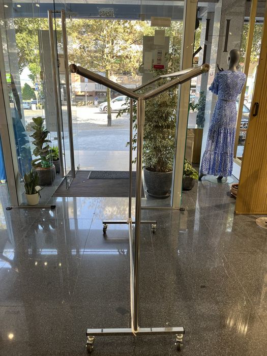 Charriout duplo em metal prata