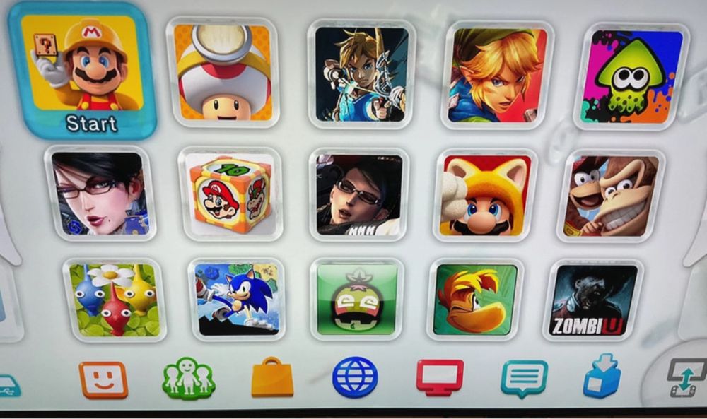 Konsola Nintendo Wii U 128 GB wii U Pad i 20 klasyków