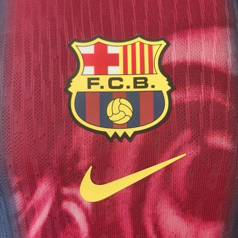 Cactus Jack x Nike x FC Barcelona retro 2000/01 Home Skeleton Jersey