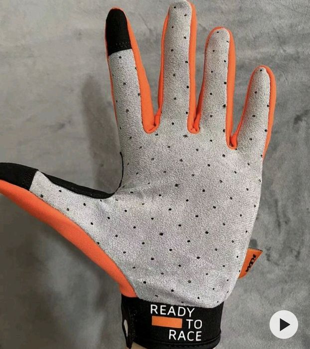 Luvas e óculos motocross