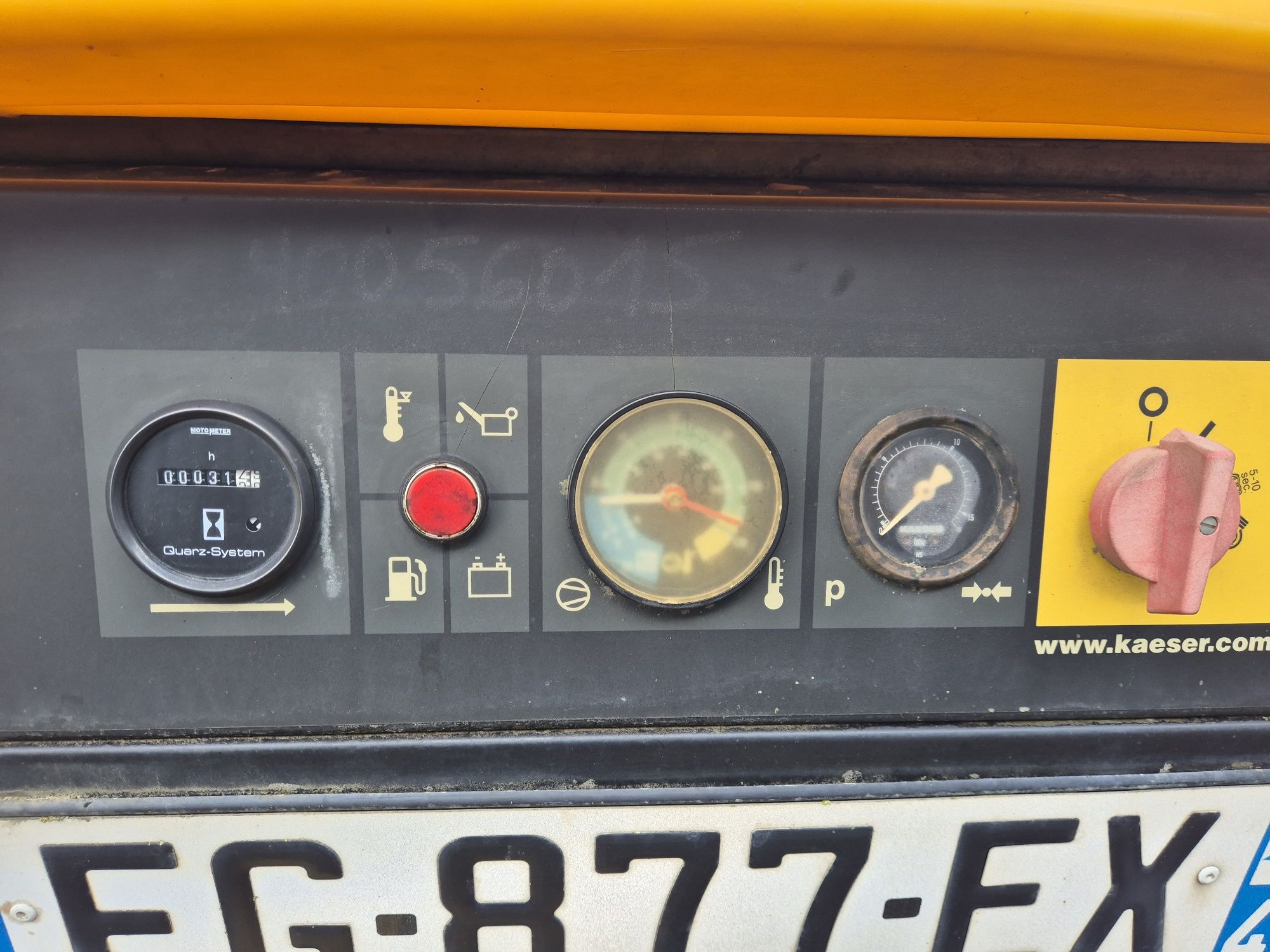 Kompresor śrubowy Kaeser m31 generator prądotwórczy Atlas Copco
