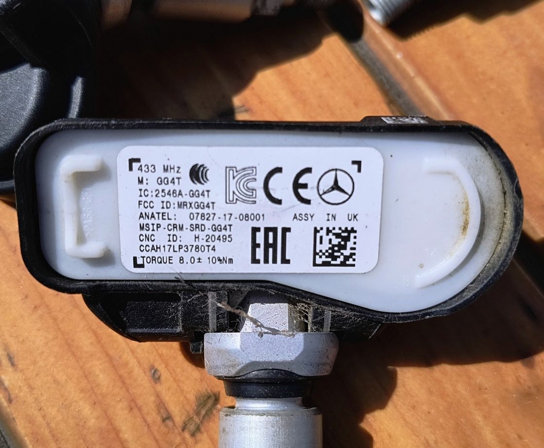 Czujniki ciśnienia opon tpms Mercedes 2546A-GG4T