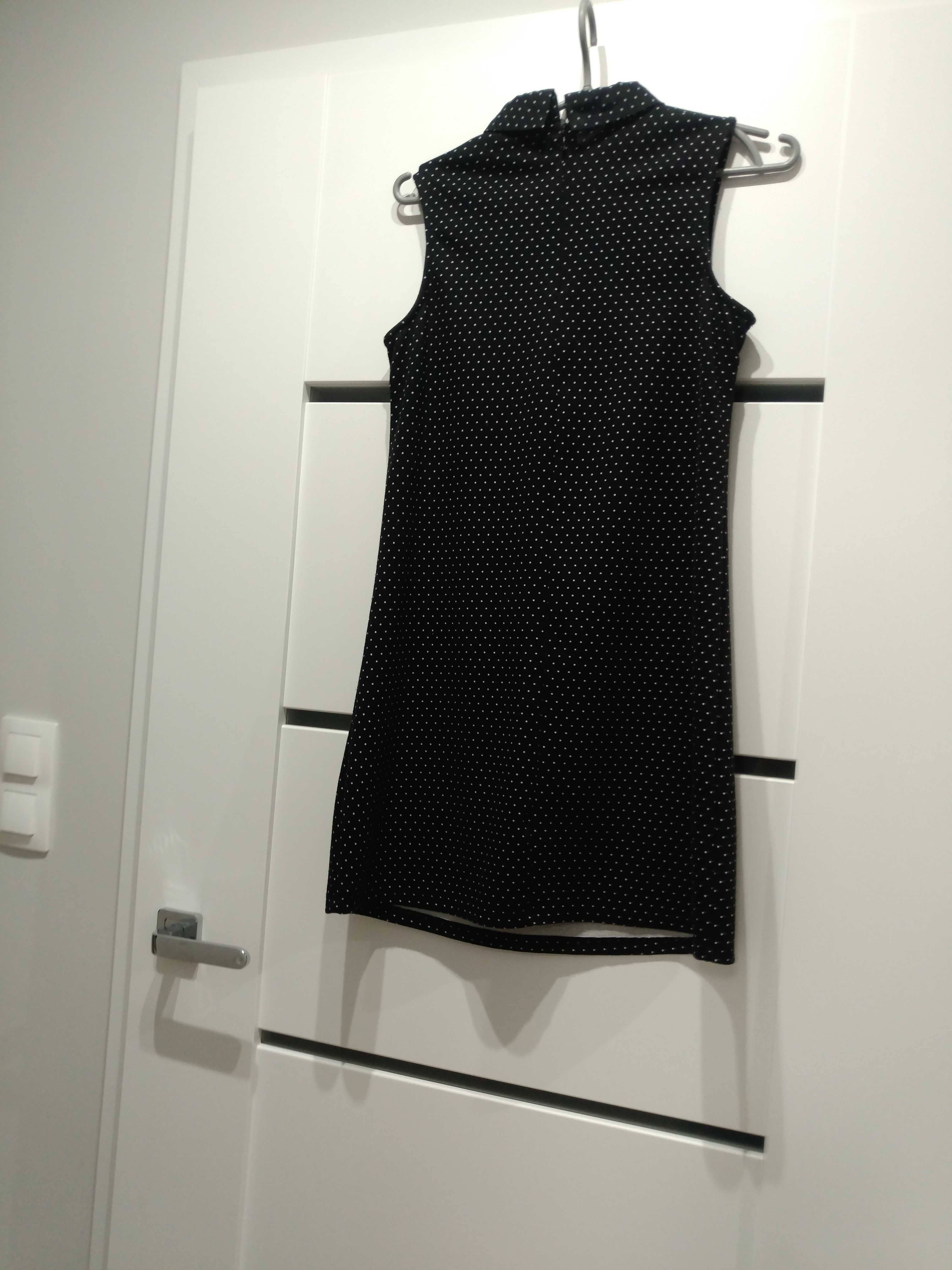Sukienka Mohito XXS czarna w kropli