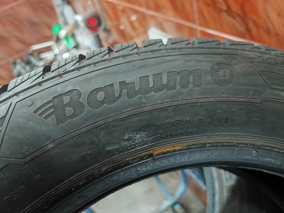 2x 195/60R16 Opony zimowe BARUM 8.3mm 2023 r Jak Nowe 400zł/2sztuki