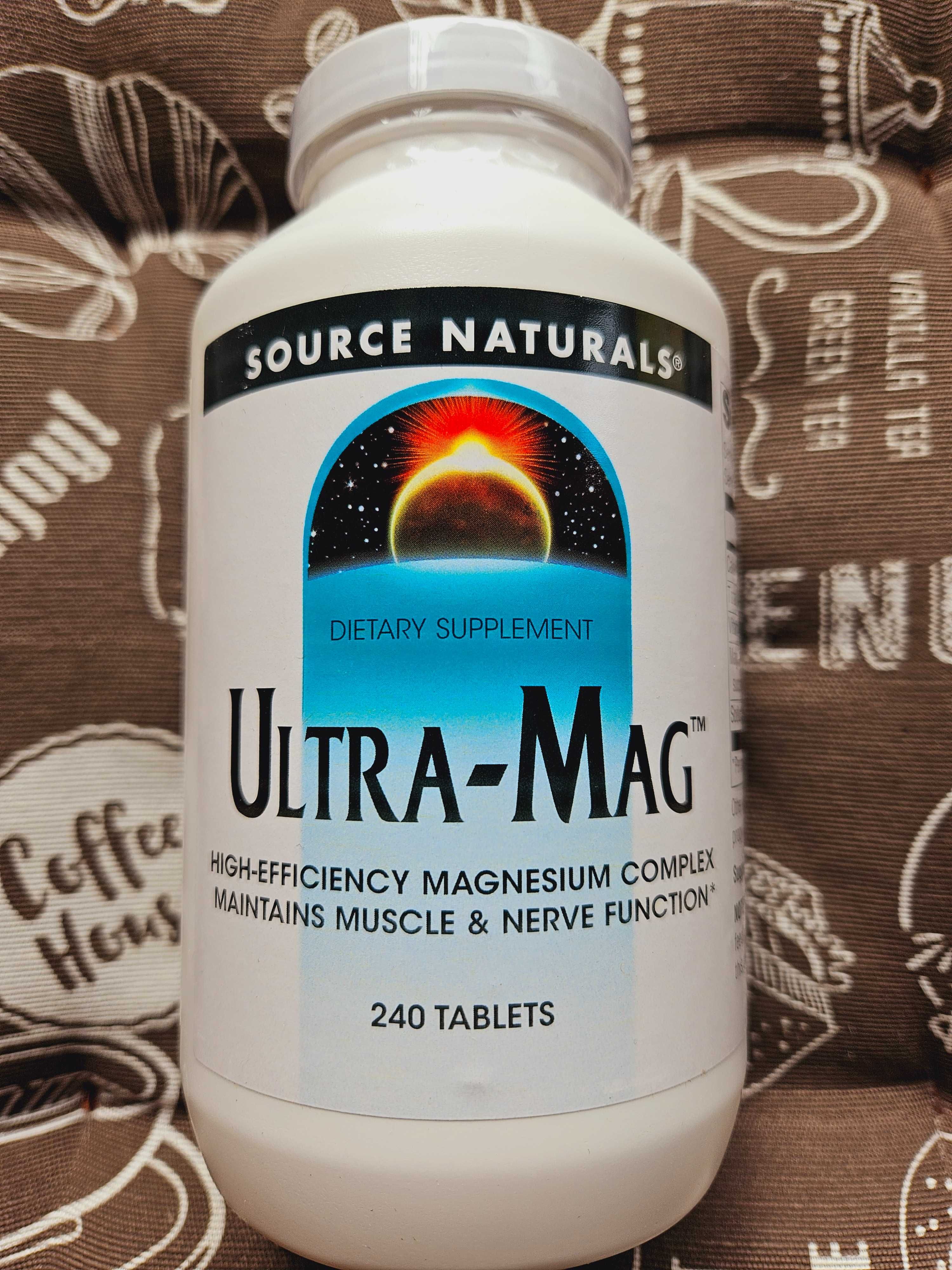 Source Naturals Ultra Mag Ультра маг комплекс із магнієм і В6 120 240