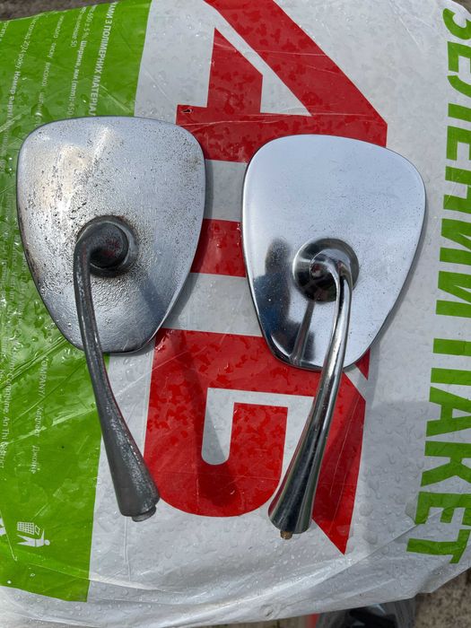 корпус бокового зеркала газ 21 москвич  хром